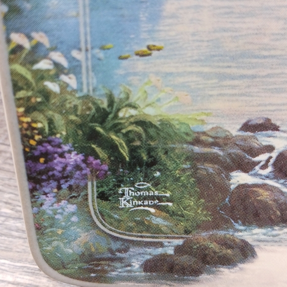 Thomas Kinkade Nature's Retreat Ceramic Decorative Hanging Plate - Picture 2 of 12